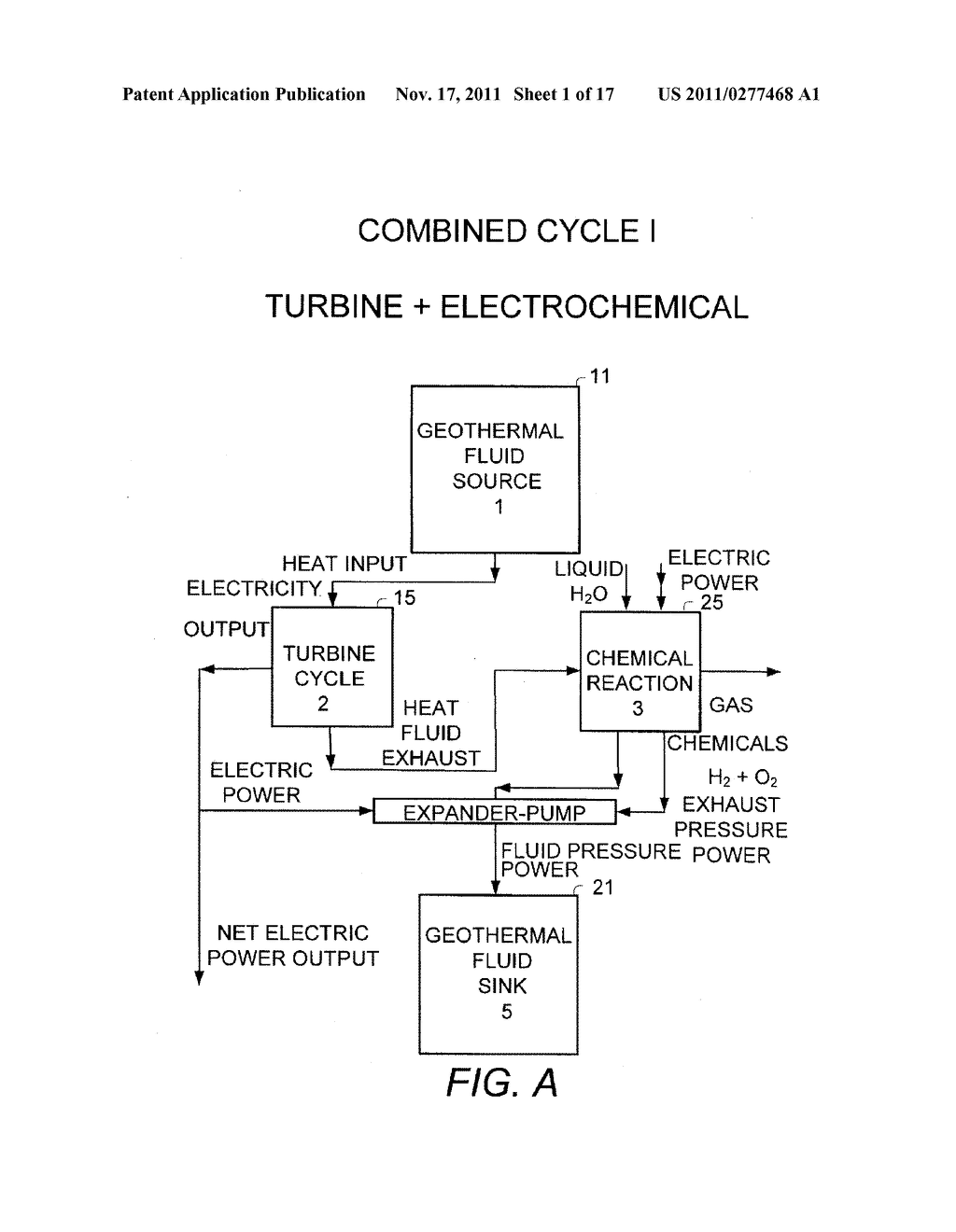 APPARATUS AND METHOD FOR PRODUCING POWER USING GEOTHERMAL FLUID - diagram, schematic, and image 02