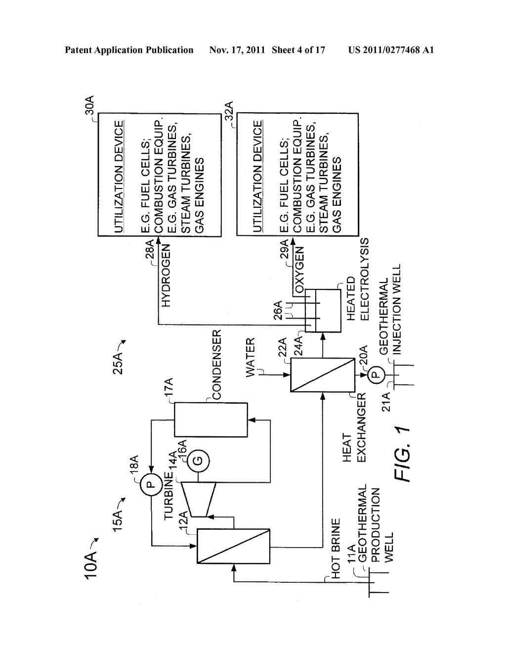 APPARATUS AND METHOD FOR PRODUCING POWER USING GEOTHERMAL FLUID - diagram, schematic, and image 05