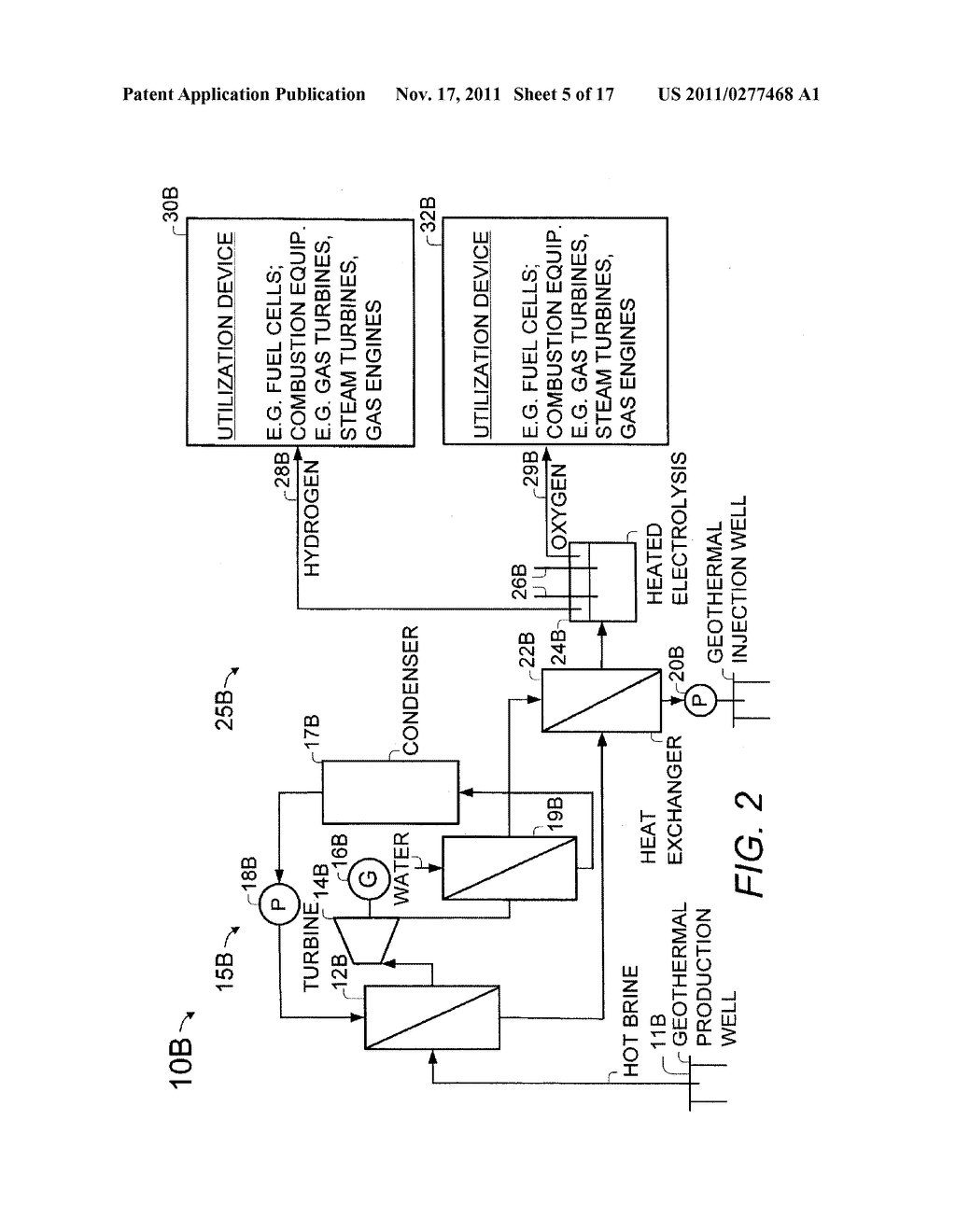 APPARATUS AND METHOD FOR PRODUCING POWER USING GEOTHERMAL FLUID - diagram, schematic, and image 06