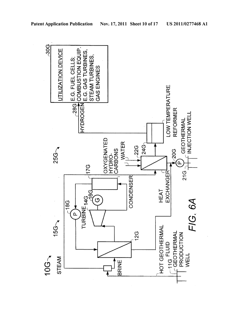 APPARATUS AND METHOD FOR PRODUCING POWER USING GEOTHERMAL FLUID - diagram, schematic, and image 11