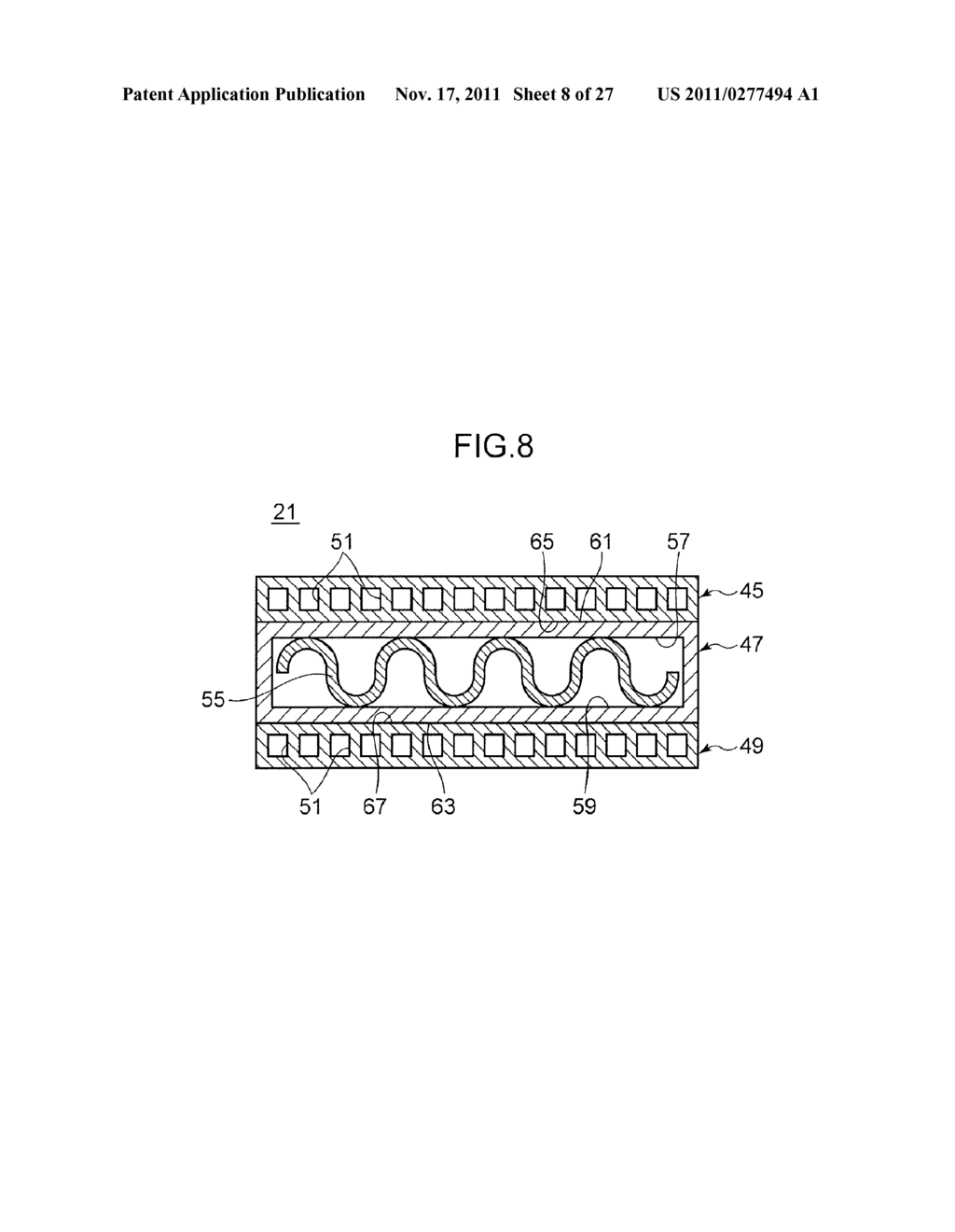 HEAT EXCHANGER AND HEAT PUMP TYPE HOT WATER SUPPLY APPARATUS EQUIPPED WITH     SAME - diagram, schematic, and image 09