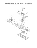 Locking device with magnetic actuation for doors diagram and image