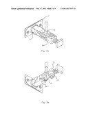 Locking device with magnetic actuation for doors diagram and image