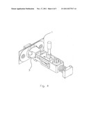 Locking device with magnetic actuation for doors diagram and image