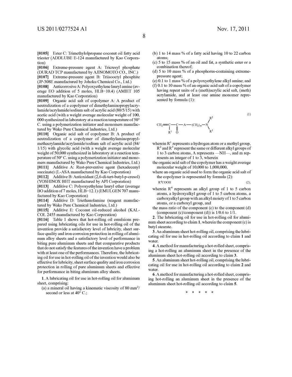 LUBRICATING OIL FOR USE IN HOT-ROLLING OIL AND METHOD FOR MANUFACTURING     HOT-ROLLED SHEET - diagram, schematic, and image 09