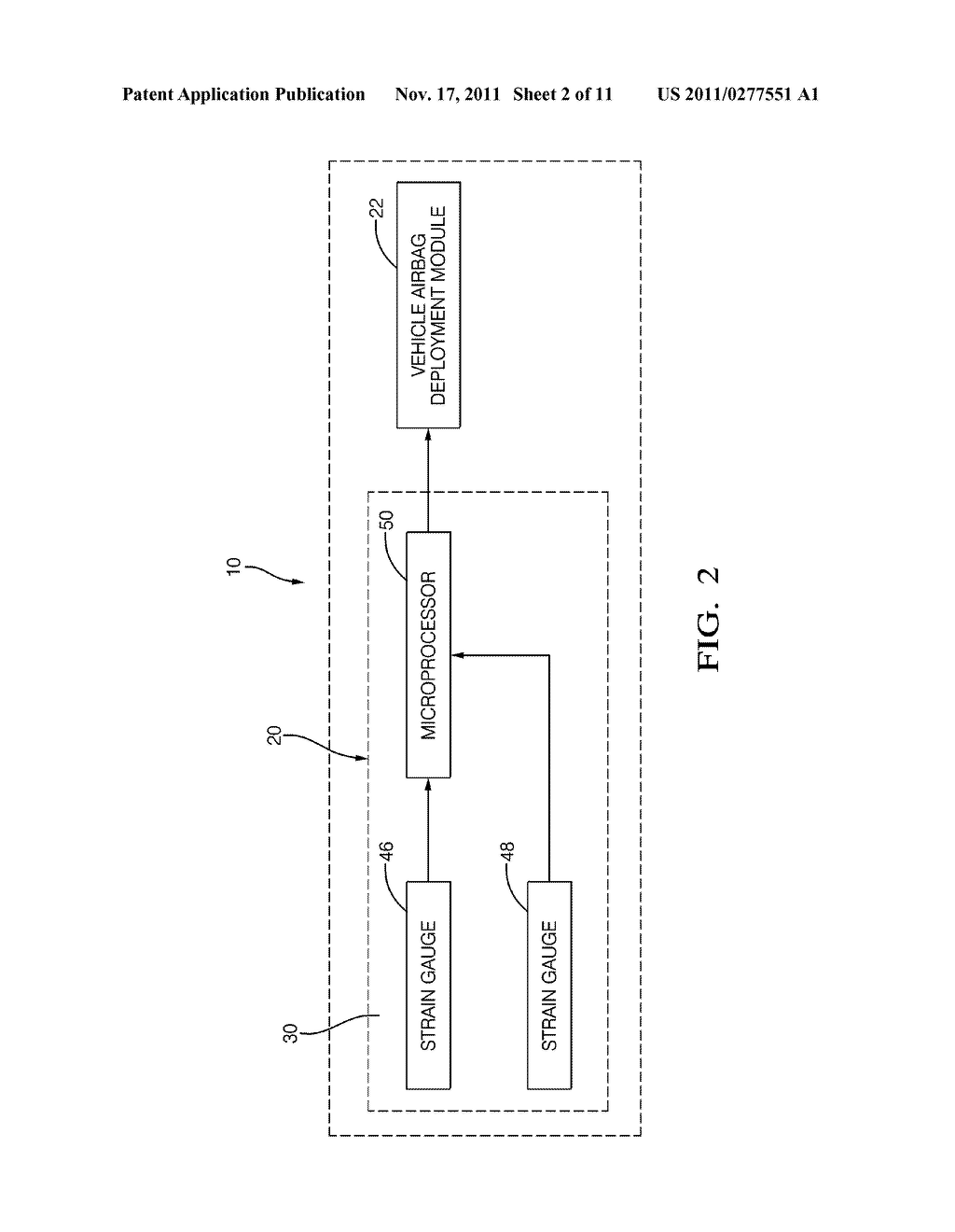 VEHICLE COLLISION STRESS WAVE SENSOR - diagram, schematic, and image 03