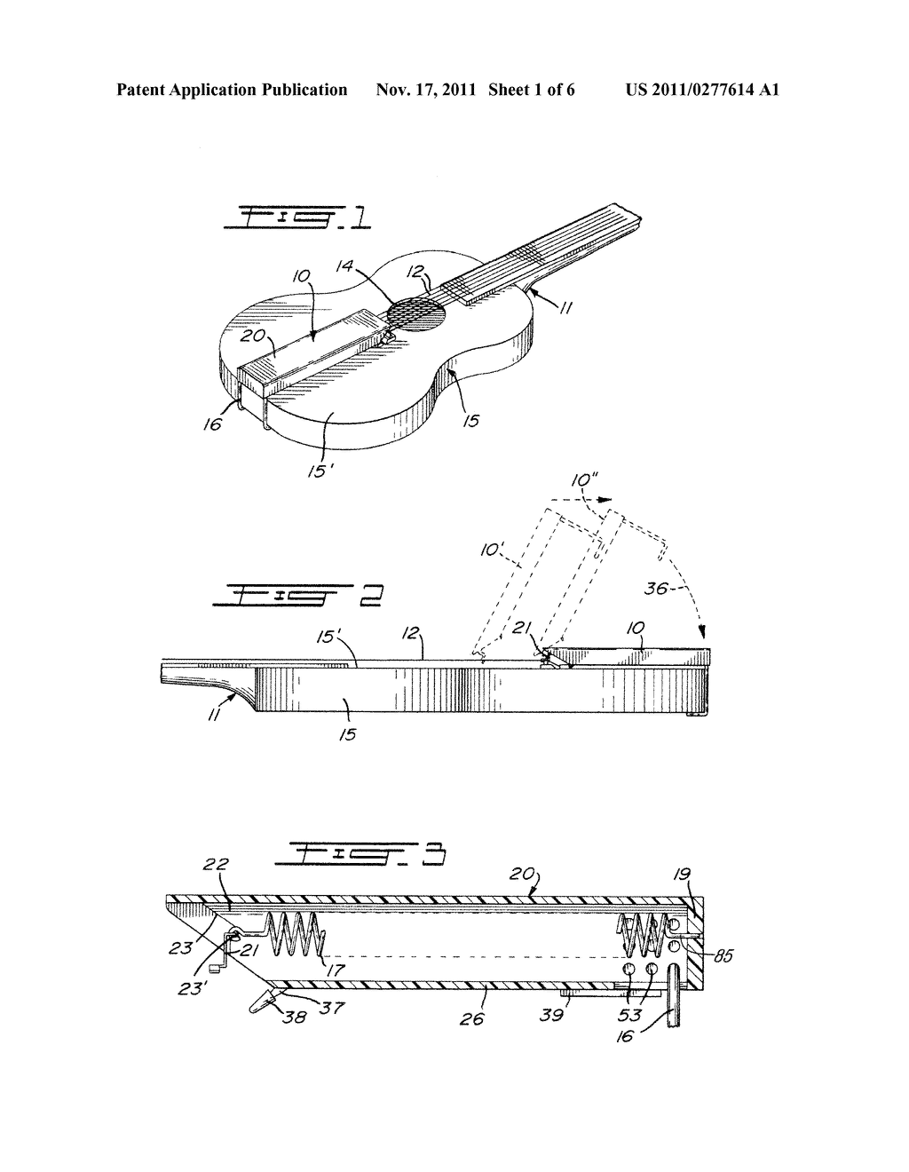 SOUND REVERBERATOR DEVICE FOR DETACHABLE CONNECTION TO THE STRINGS OF A     STRING MUSICAL INSTRUMENT - diagram, schematic, and image 02