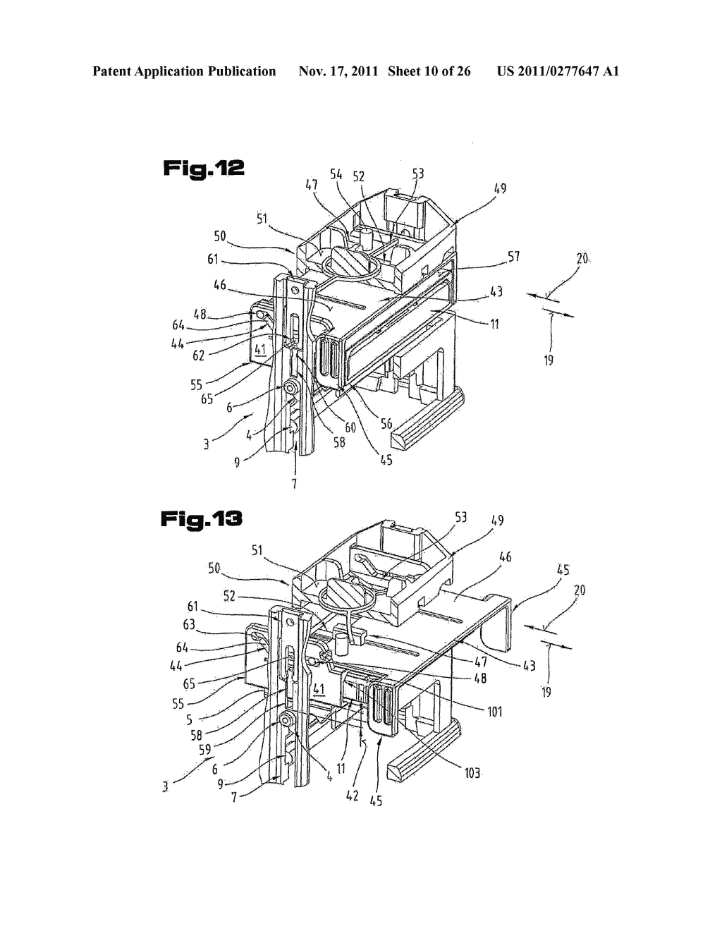 RUBBER STAMP AND INK PAD FOR A SELF-INKING RUBBER STAMP - diagram, schematic, and image 11