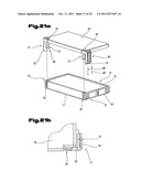 RUBBER STAMP AND INK PAD FOR A SELF-INKING RUBBER STAMP diagram and image