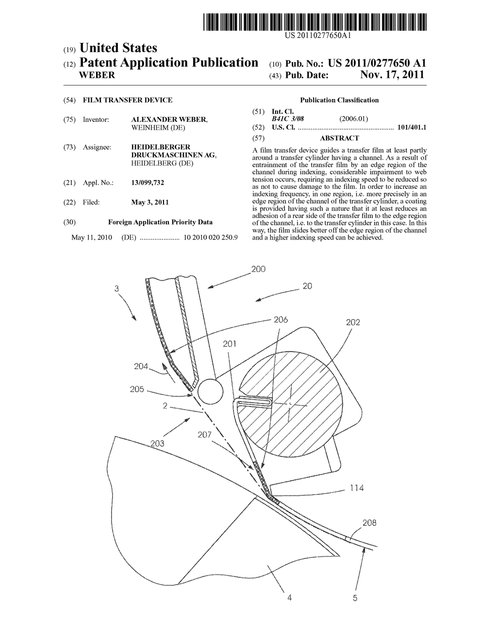 FILM TRANSFER DEVICE - diagram, schematic, and image 01