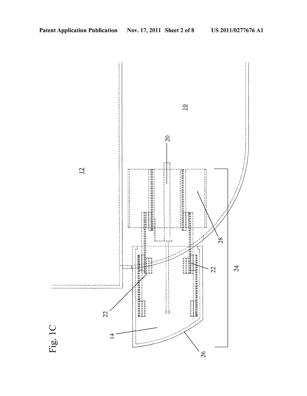 Watercraft Stern Platform Extension Assembly - diagram, schematic, and image 03