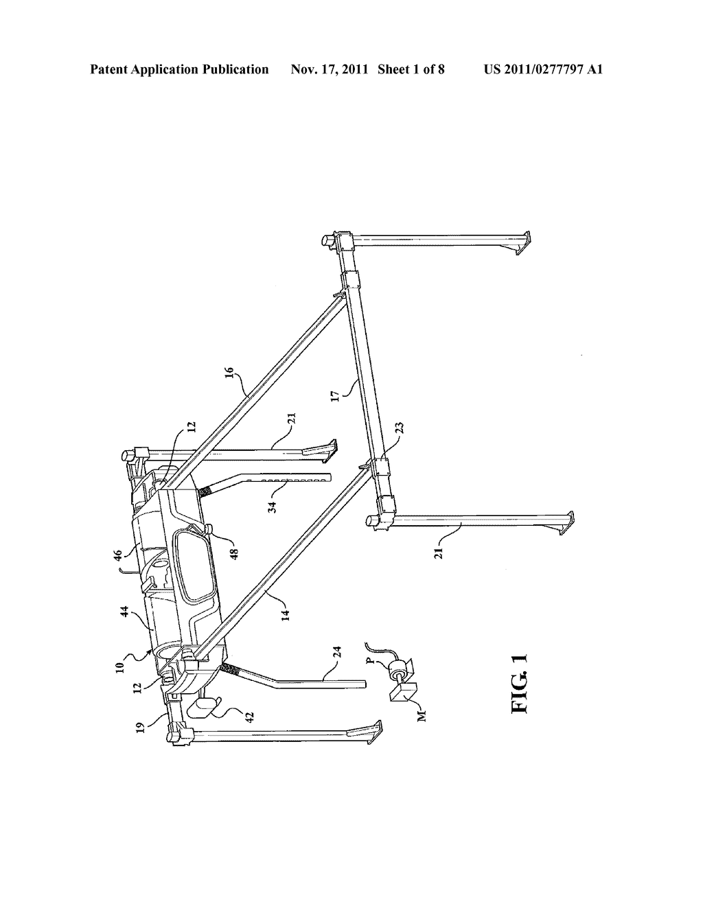 SPRAY-TYPE CAR WASH SYSTEM WITH BREAKAWAY SPRAY ARMS - diagram, schematic, and image 02