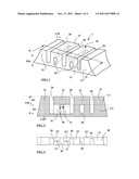 TREAD WITH AN IMPROVED DRAINAGE SPACE diagram and image