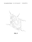 DAMPING ELEMENT FOR HEAT DISSIPATING FAN diagram and image