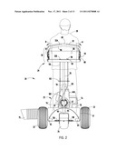 STEERING SYSTEM FOR THREE-WHEEL RIDE-ON LAWNCARE APPARATUS diagram and image