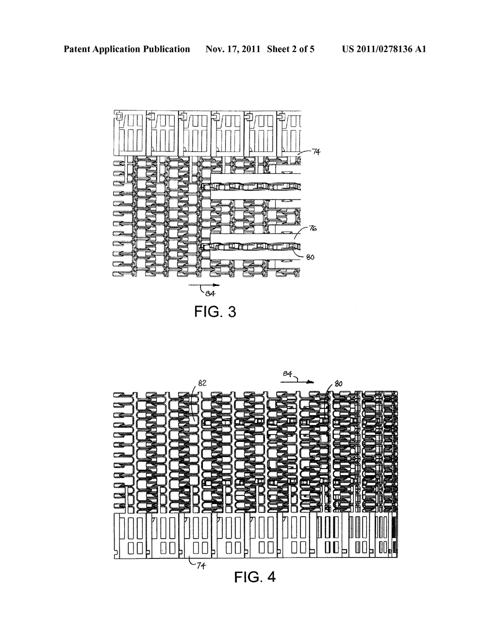 Conveyor Belt and Module with Hooked Connection and Associated Method - diagram, schematic, and image 03