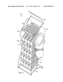 GRAVITY FEED DISPLAY RACK diagram and image