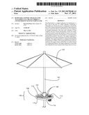 Removable Support Apparatus for Attachment to a Beach Umbrella and Method     of Manufacturing Same diagram and image