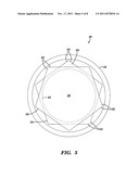 HEXAGONAL SEPTA, SEALING ARRANGEMENTS, AND METHODS FOR SEALING CONTAINERS diagram and image