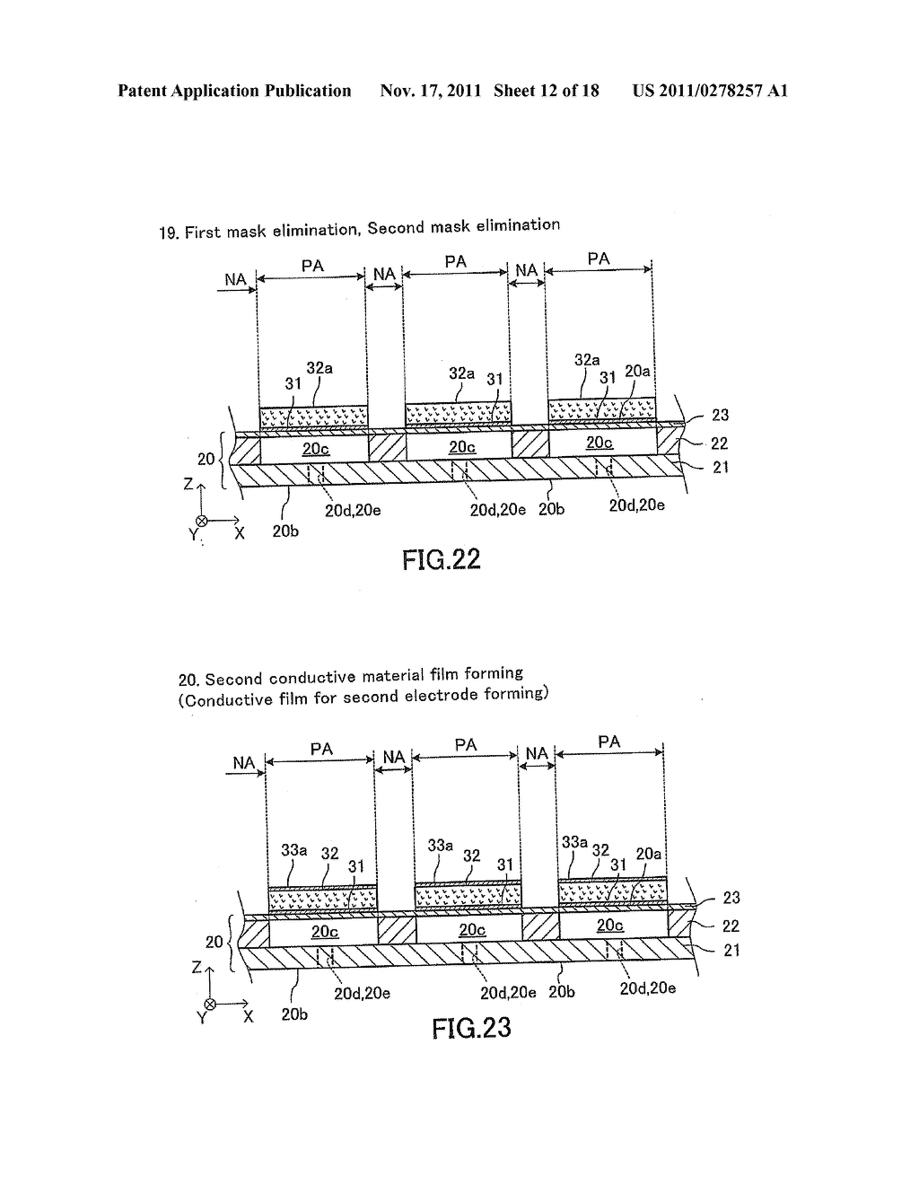 METHOD FOR MANUFACTURING A PIEZOELECTRIC MEMBRANE TYPE DEVICE - diagram, schematic, and image 13