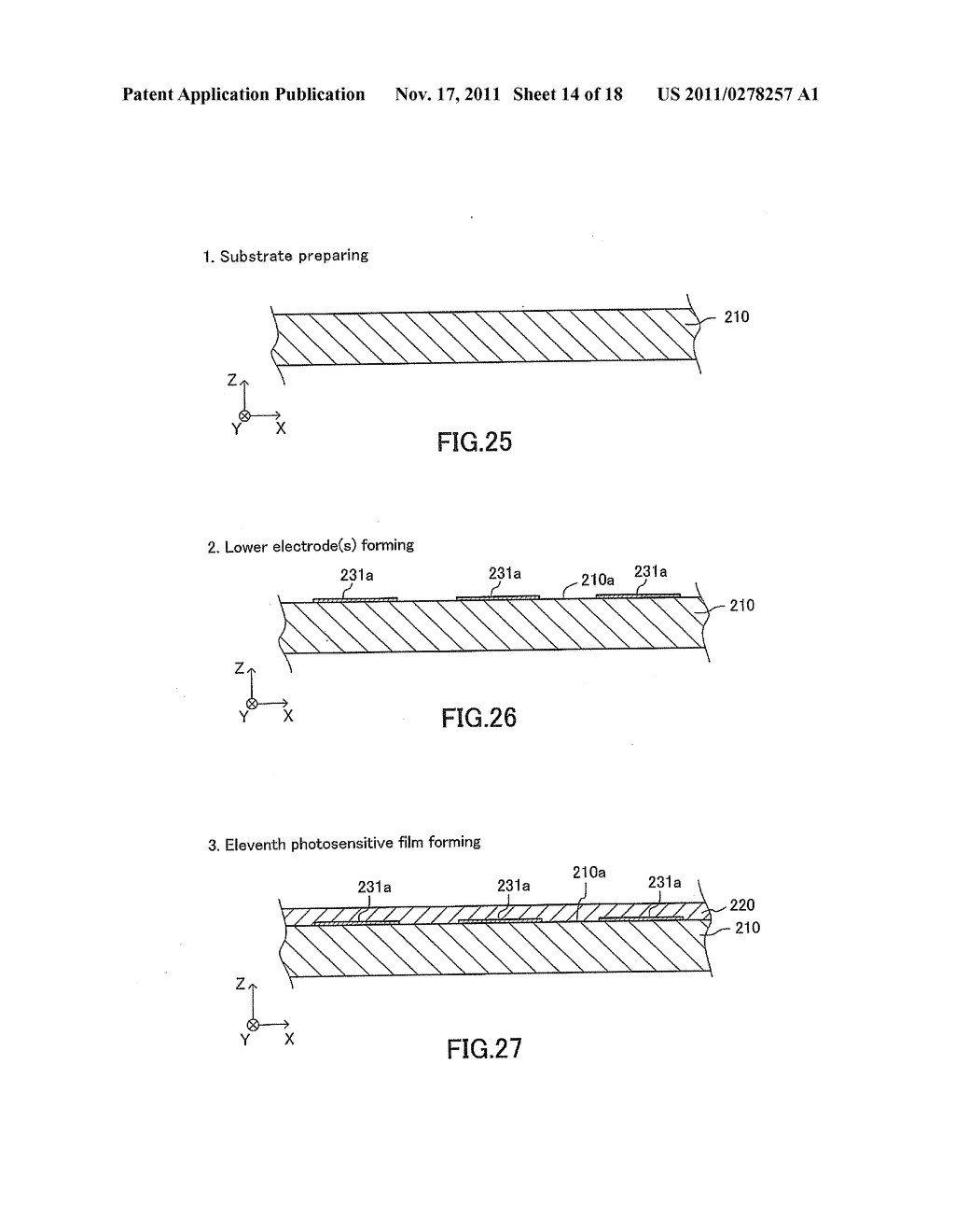METHOD FOR MANUFACTURING A PIEZOELECTRIC MEMBRANE TYPE DEVICE - diagram, schematic, and image 15
