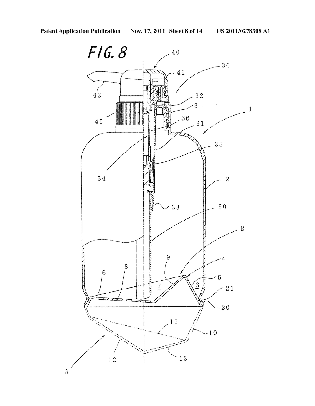 CONTAINER WITH FOLDED-BACK BOTTOM WALL - diagram, schematic, and image 09