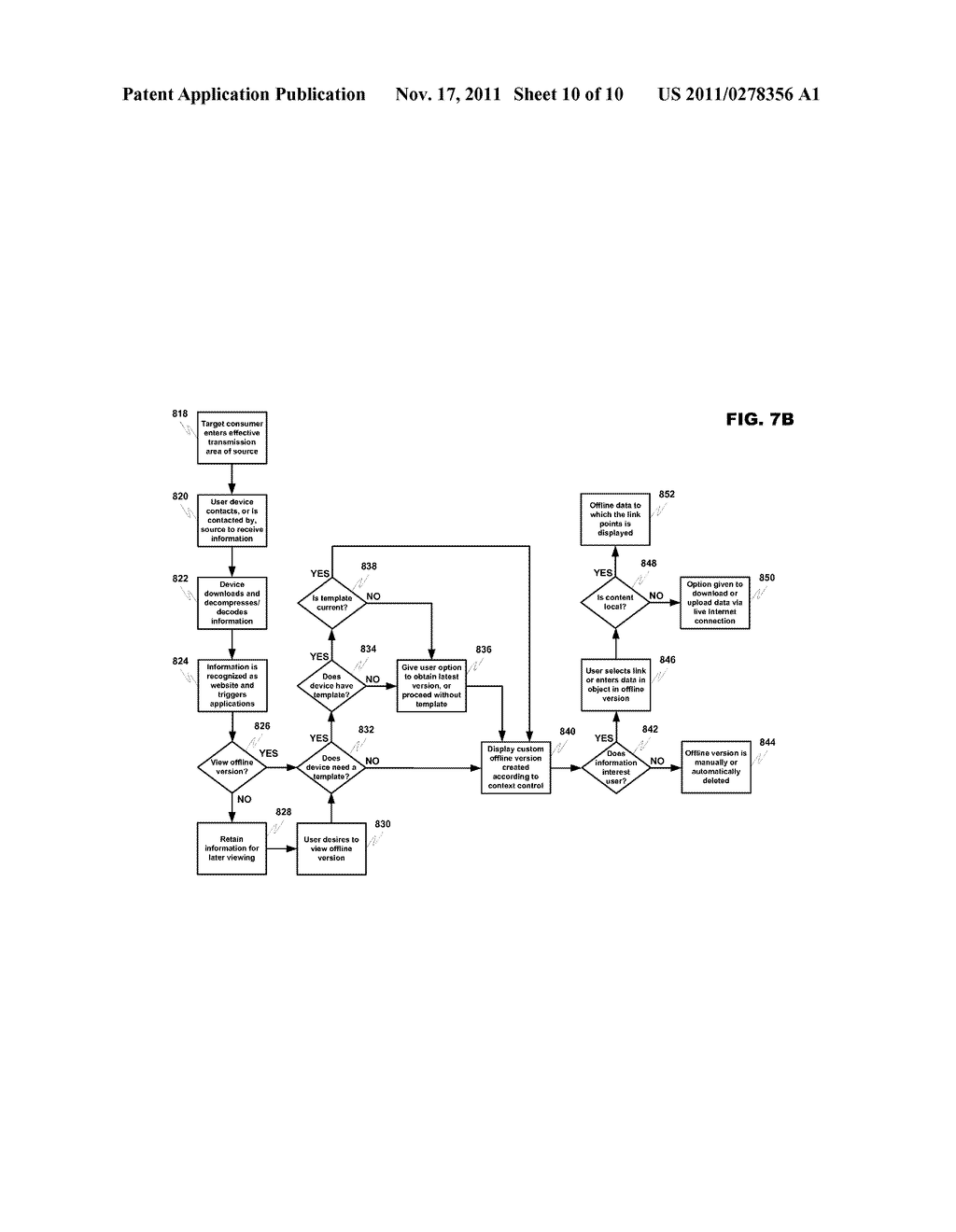 OFFLINE WEBPAGE ACTIVATED BY READING A TAG - diagram, schematic, and image 11