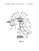 Wind directed scent dispenser diagram and image