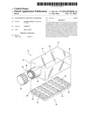 Enclosed ice cube tray and server diagram and image