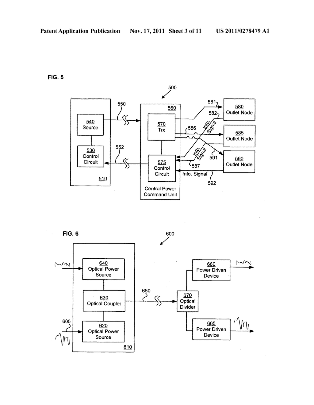 Optical power transmission system and method having counter-propagating     control signal - diagram, schematic, and image 04