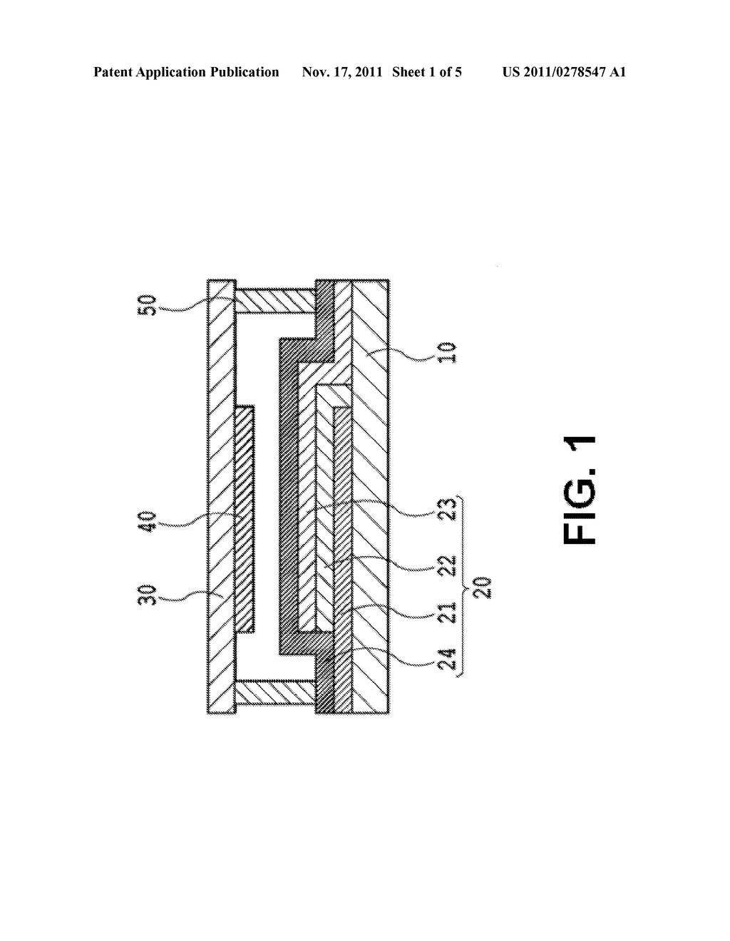 ORGANIC EL DEVICE AND METHOD OF MANUFACTURING SAME - diagram, schematic, and image 02