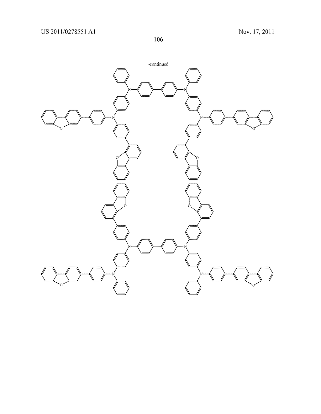 AROMATIC AMINE DERIVATIVE, AND ORGANIC ELECTROLUMINESCENT ELEMENT - diagram, schematic, and image 107