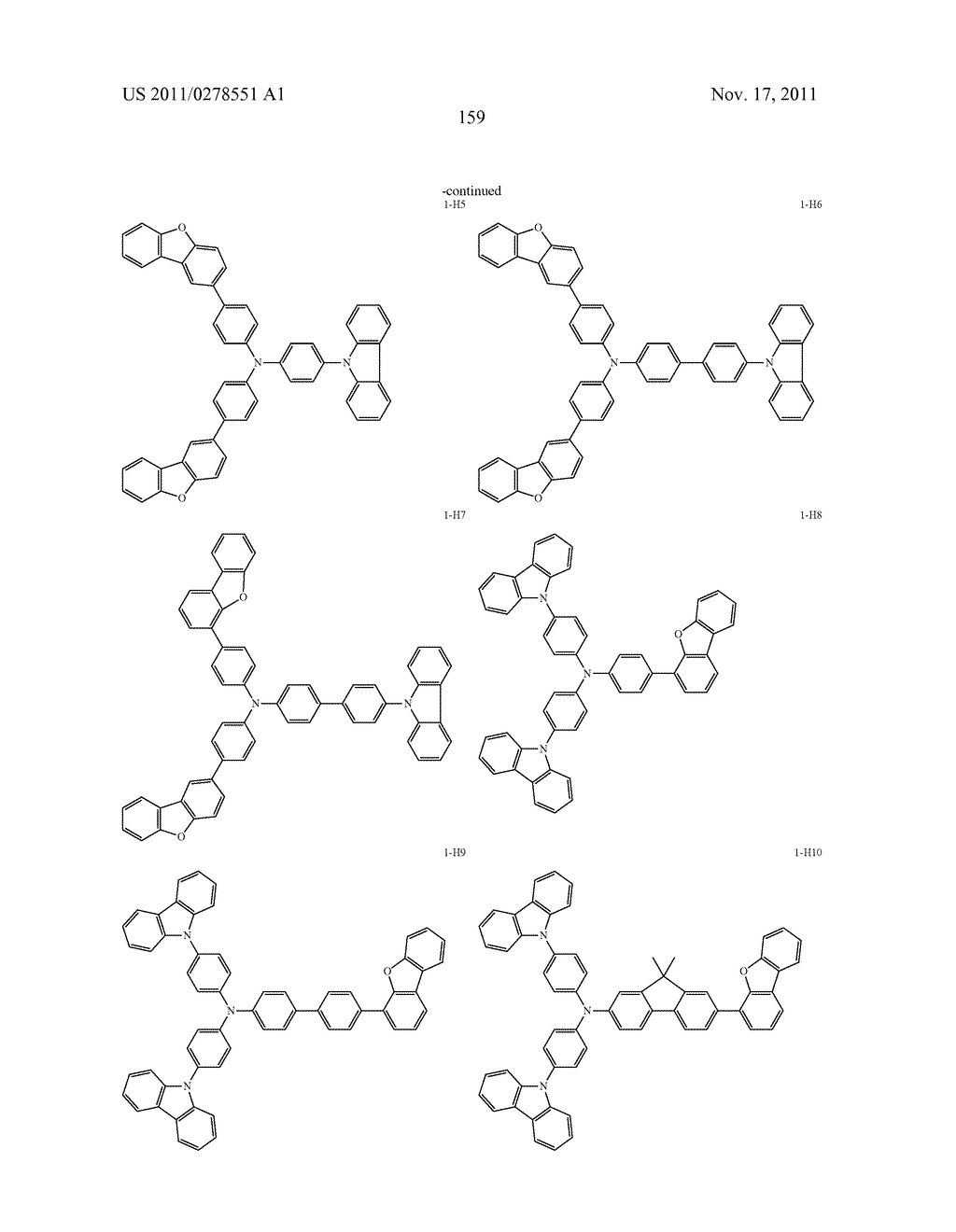 AROMATIC AMINE DERIVATIVE, AND ORGANIC ELECTROLUMINESCENT ELEMENT - diagram, schematic, and image 160