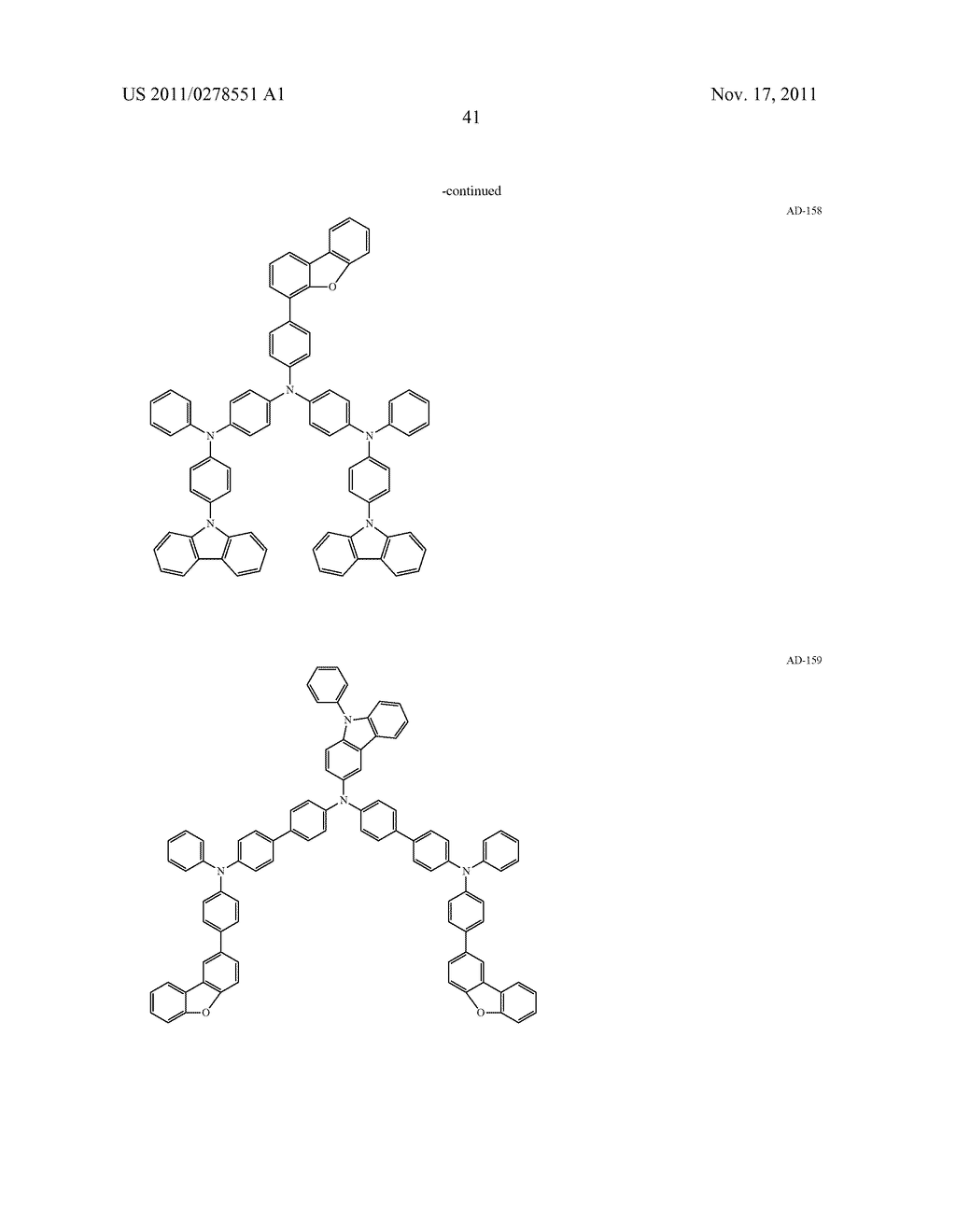 AROMATIC AMINE DERIVATIVE, AND ORGANIC ELECTROLUMINESCENT ELEMENT - diagram, schematic, and image 42