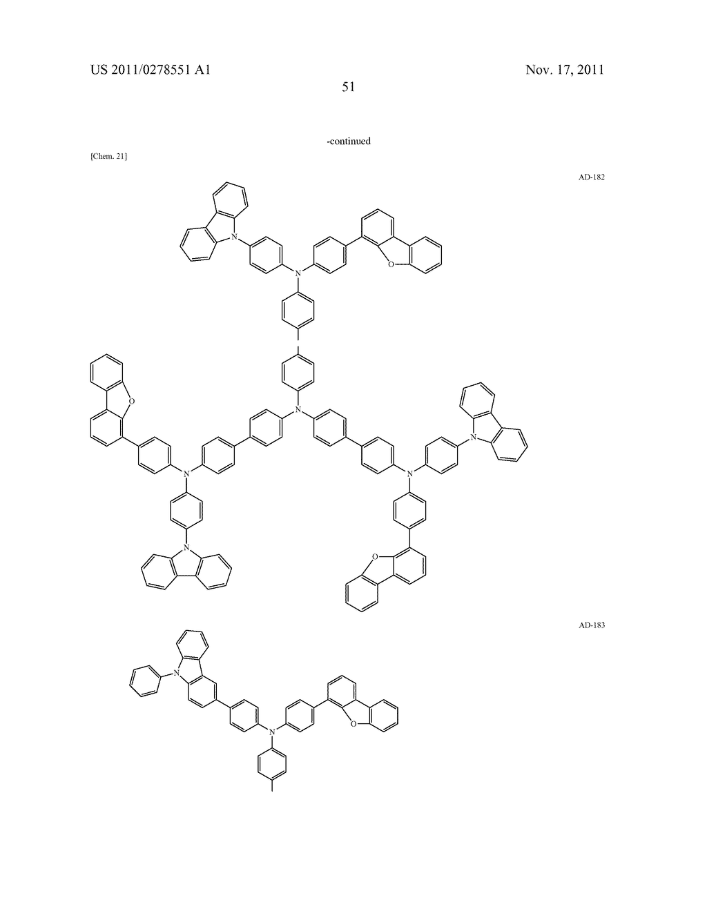 AROMATIC AMINE DERIVATIVE, AND ORGANIC ELECTROLUMINESCENT ELEMENT - diagram, schematic, and image 52