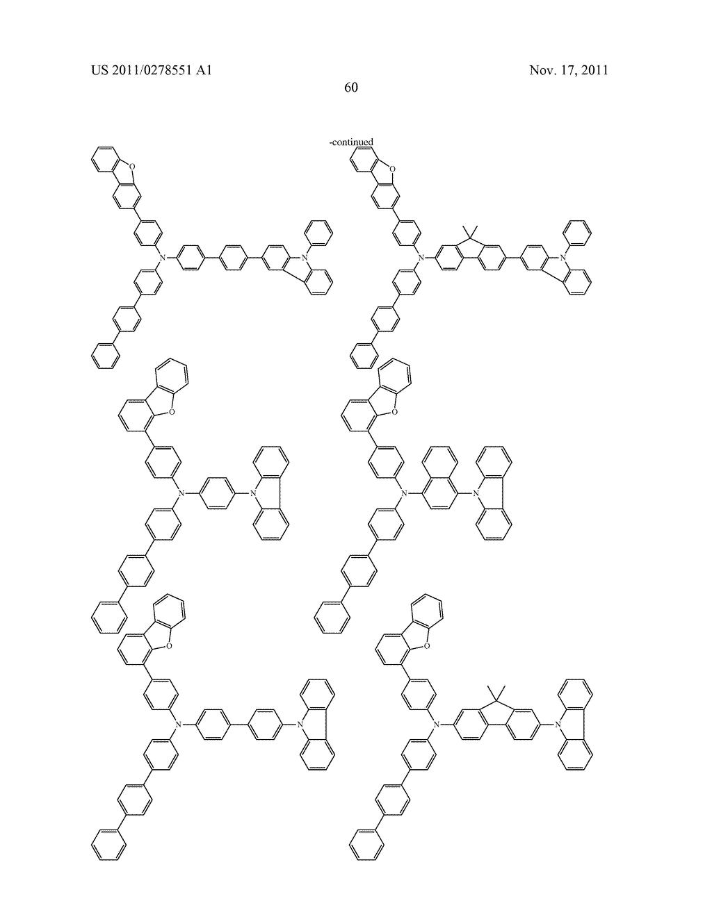 AROMATIC AMINE DERIVATIVE, AND ORGANIC ELECTROLUMINESCENT ELEMENT - diagram, schematic, and image 61