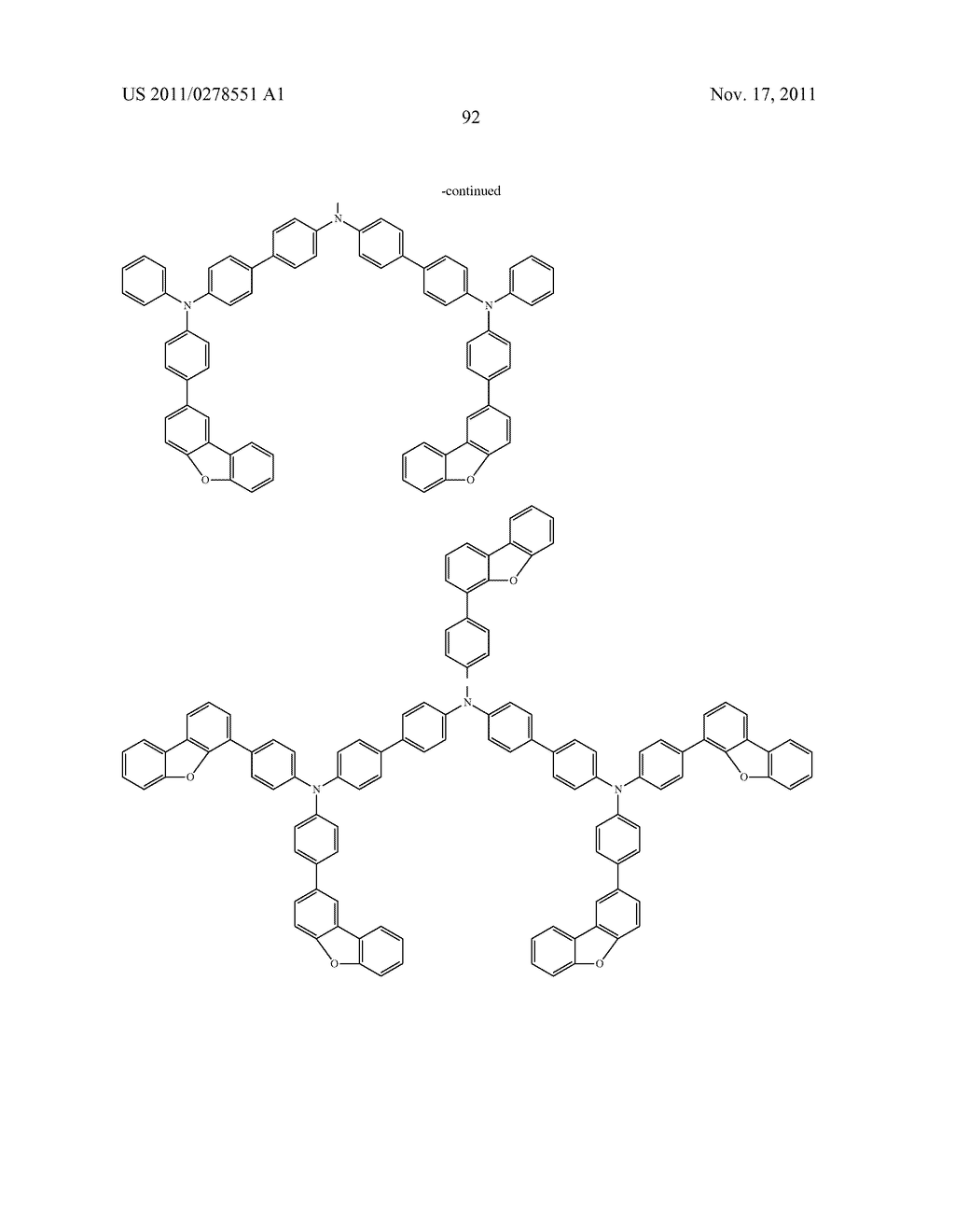 AROMATIC AMINE DERIVATIVE, AND ORGANIC ELECTROLUMINESCENT ELEMENT - diagram, schematic, and image 93