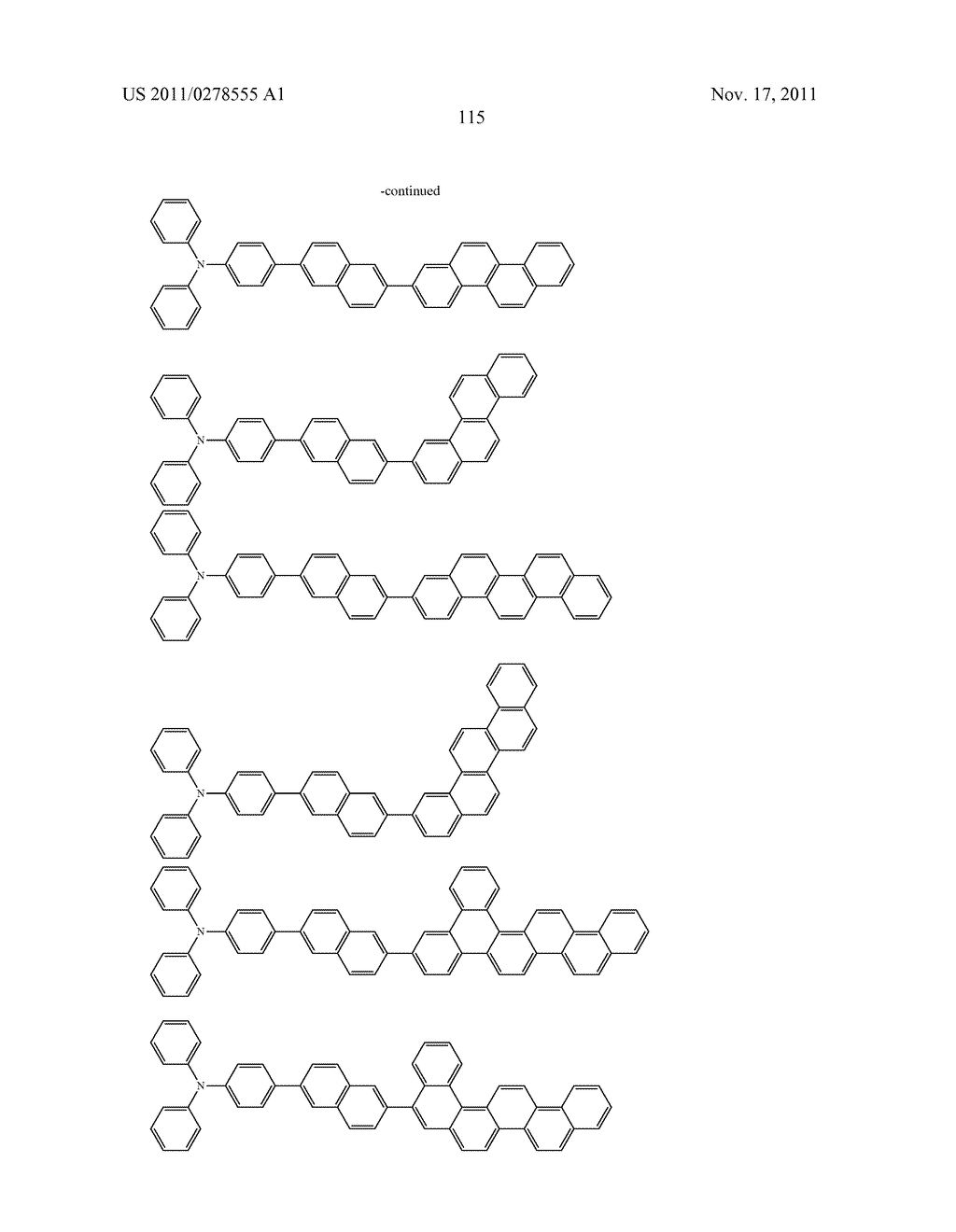 BISCARBAZOLE DERIVATIVE, MATERIAL FOR ORGANIC ELECTROLUMINESCENCE DEVICE     AND ORGANIC ELECTROLUMINESCENCE DEVICE USING THE SAME - diagram, schematic, and image 117