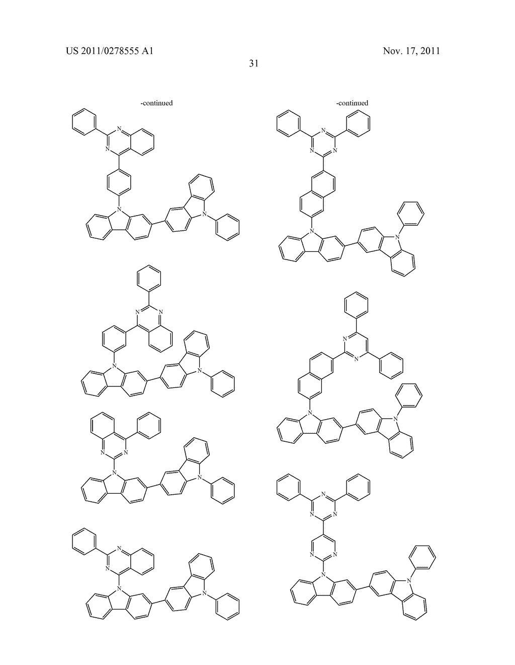 BISCARBAZOLE DERIVATIVE, MATERIAL FOR ORGANIC ELECTROLUMINESCENCE DEVICE     AND ORGANIC ELECTROLUMINESCENCE DEVICE USING THE SAME - diagram, schematic, and image 33
