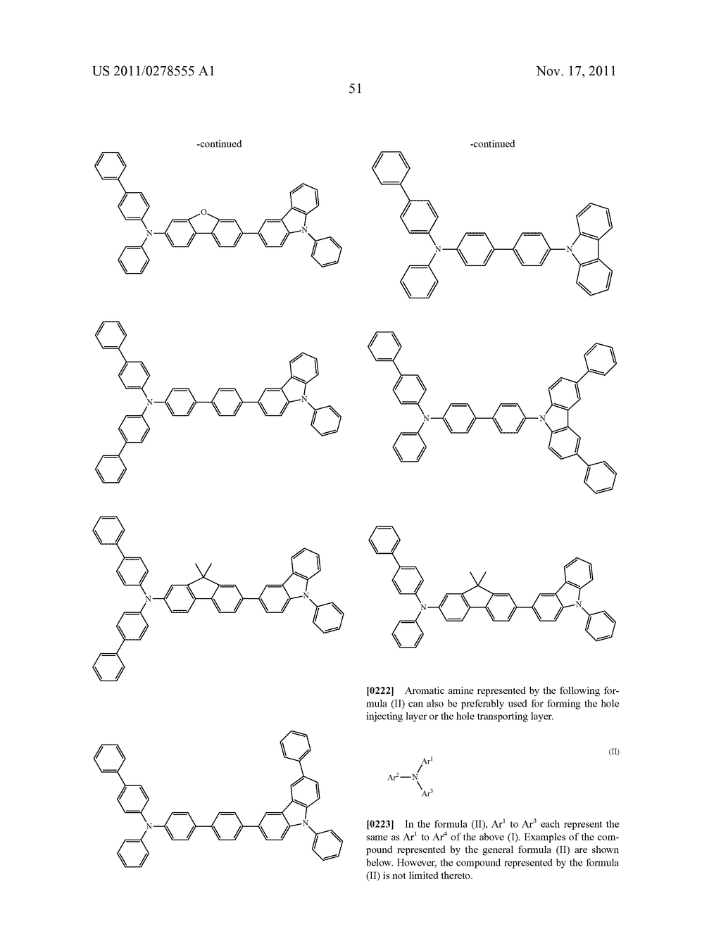 BISCARBAZOLE DERIVATIVE, MATERIAL FOR ORGANIC ELECTROLUMINESCENCE DEVICE     AND ORGANIC ELECTROLUMINESCENCE DEVICE USING THE SAME - diagram, schematic, and image 53