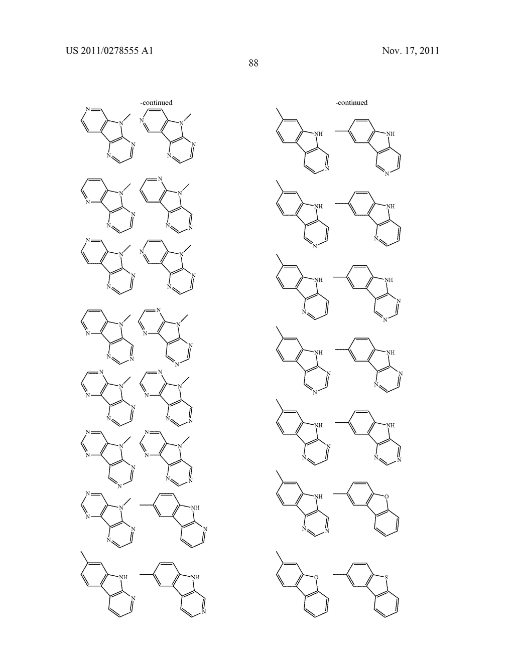 BISCARBAZOLE DERIVATIVE, MATERIAL FOR ORGANIC ELECTROLUMINESCENCE DEVICE     AND ORGANIC ELECTROLUMINESCENCE DEVICE USING THE SAME - diagram, schematic, and image 90