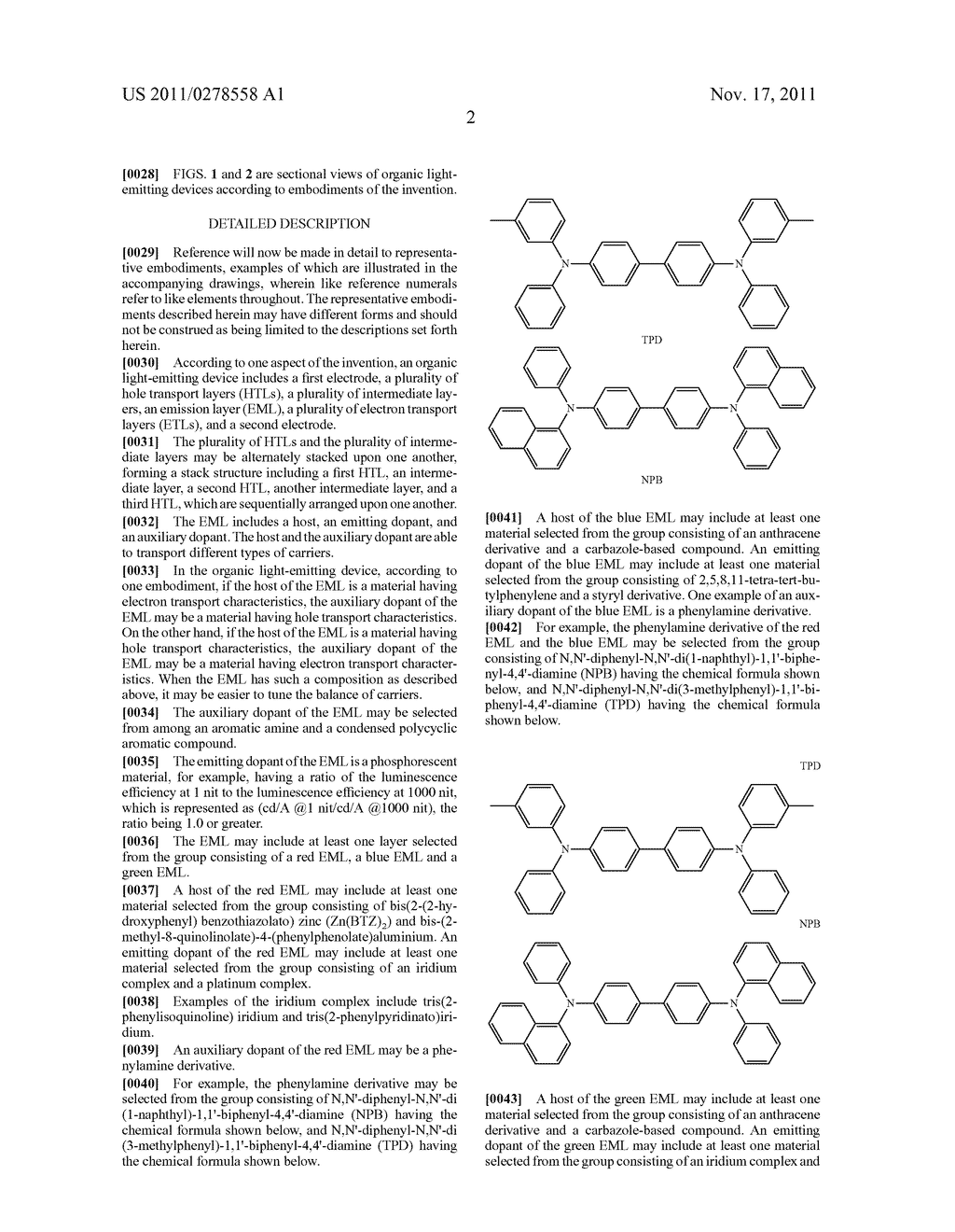 ORGANIC LIGHT-EMITTING DEVICE - diagram, schematic, and image 05