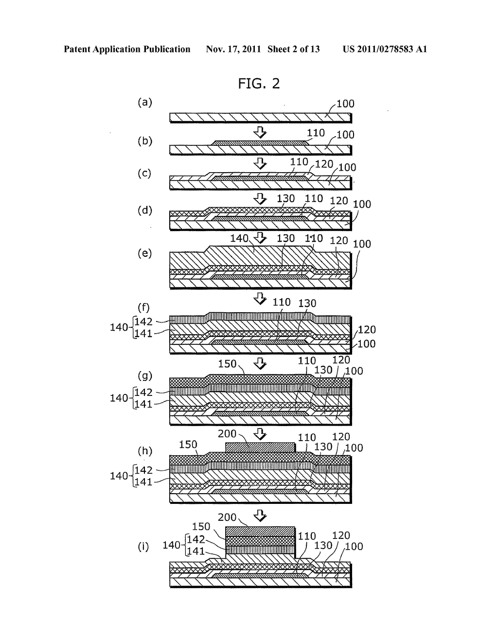 THIN-FILM SEMICONDUCTOR DEVICE FOR DISPLAY APPARATUS AND MANUFACTURING     METHOD THEREOF - diagram, schematic, and image 03