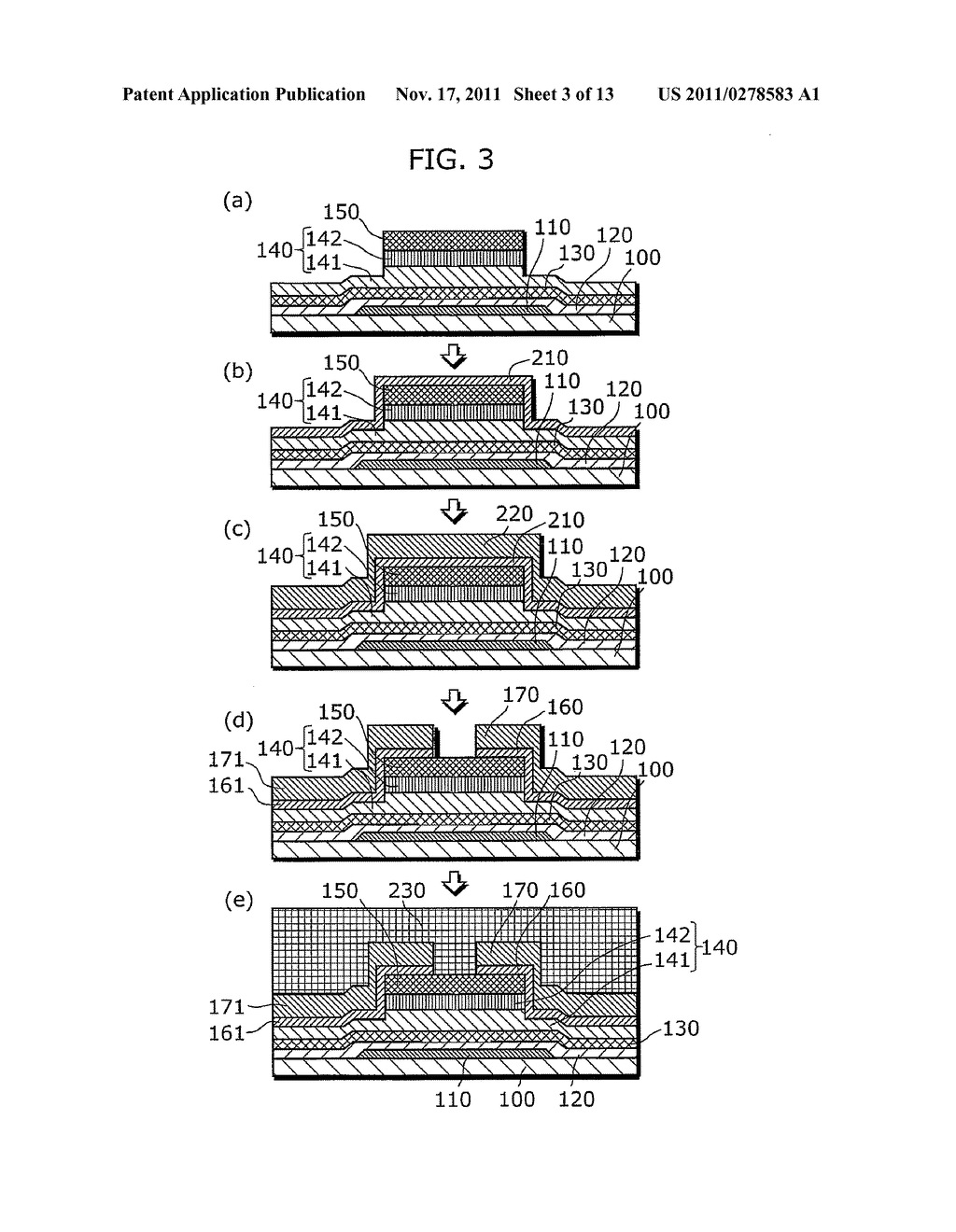 THIN-FILM SEMICONDUCTOR DEVICE FOR DISPLAY APPARATUS AND MANUFACTURING     METHOD THEREOF - diagram, schematic, and image 04