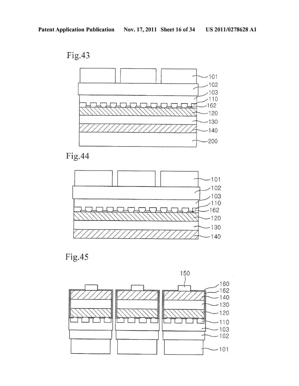 GaN COMPOUND SEMICONDUCTOR LIGHT EMITTING ELEMENT AND METHOD OF     MANUFACTURING THE SAME - diagram, schematic, and image 17