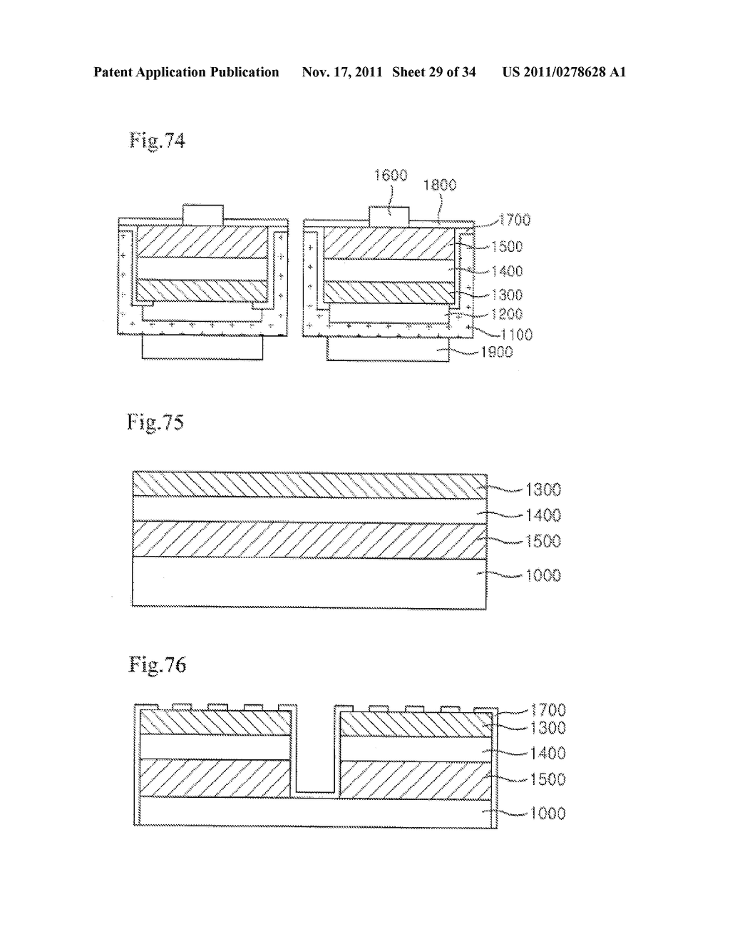 GaN COMPOUND SEMICONDUCTOR LIGHT EMITTING ELEMENT AND METHOD OF     MANUFACTURING THE SAME - diagram, schematic, and image 30