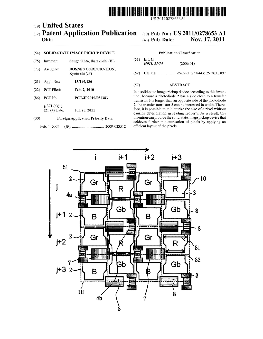 SOLID-STATE IMAGE PICKUP DEVICE - diagram, schematic, and image 01