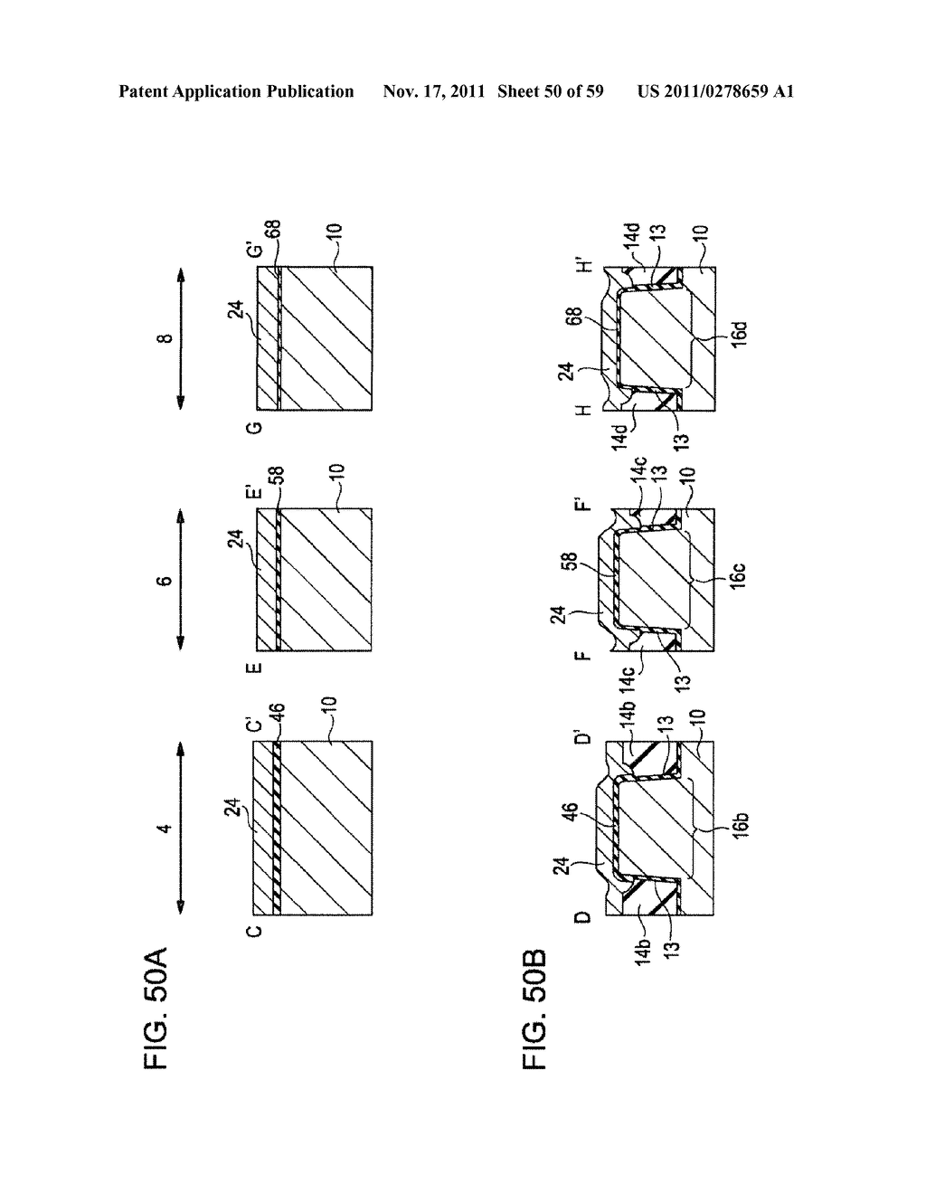 SEMICONDUCTOR DEVICE AND METHOD OF MANUFACTURING THE SAME - diagram, schematic, and image 51