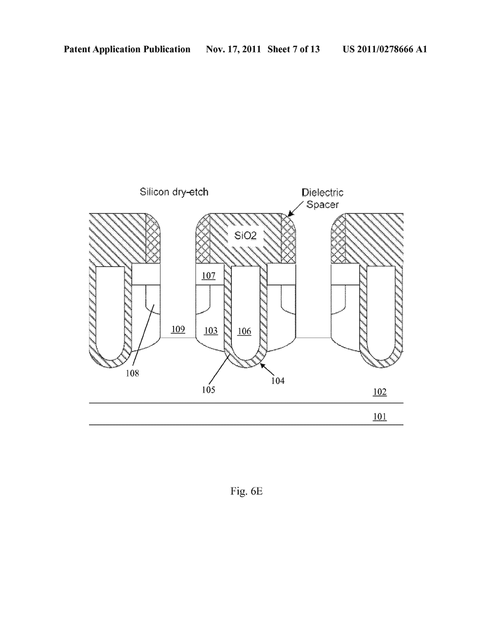 Trench MOSFET with integrated Schottky diode in a single cell and method     of manufacture - diagram, schematic, and image 08