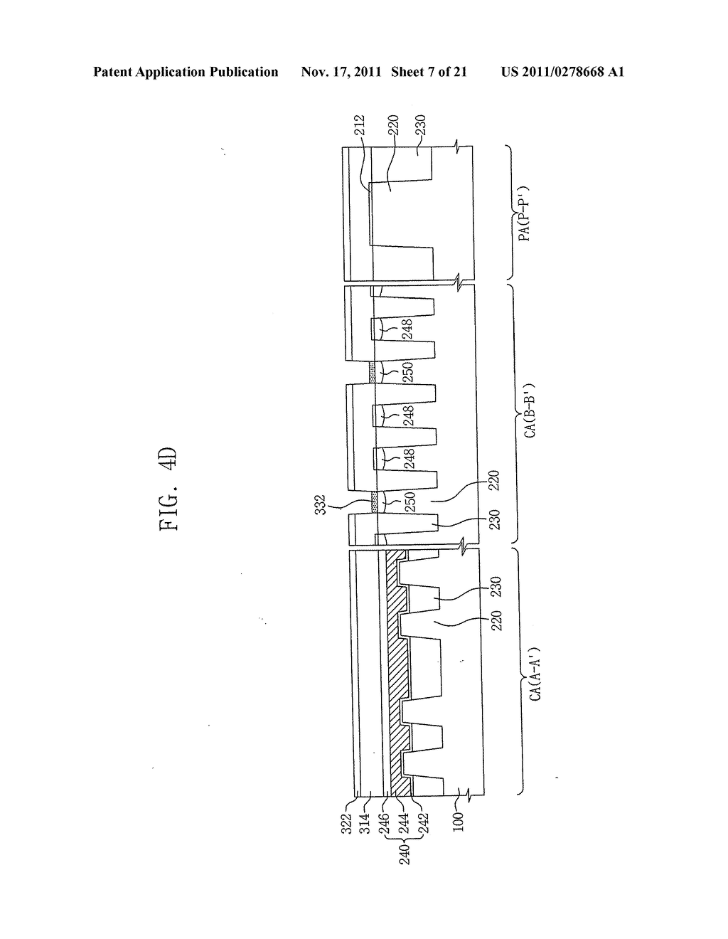 Semiconductor Devices Having Bit Line Interconnections with Increased     Width and Reduced Distance from Corresponding Bit Line Contacts and     Methods of Fabricating Such Devices - diagram, schematic, and image 08